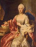 Jacopo Amigoni Portrait of Maria Anna of Sulzbach oil painting reproduction